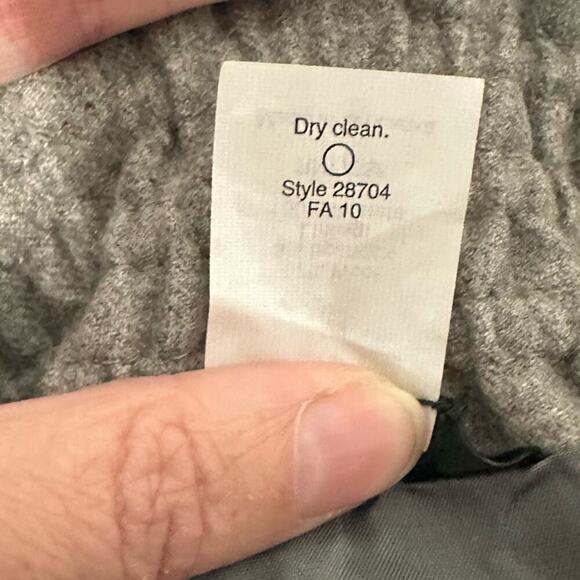 J. Crew Sidewalk Wool Skirt size US 6 Smocked Elastic High waist Pockets - Picture 9 of 12